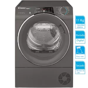 Secarropa Candy RapidÓ Bomba de calor, 11 Kg Antracita