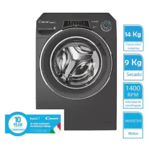 Lavasecarropas RapidÓ INVERTER Independiente, 14/9 Kg, 1400 RPM