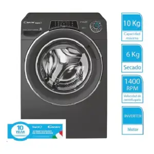 Lavasecarropas Candy RapidÓ INVERTER 10 Kg (lavado) 6 Kg (secado) 1400 RPM