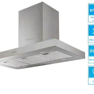 Campana Candy de pared Acero inoxidable CMBI970LX 90 cm