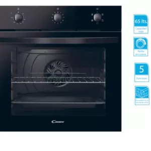 Horno de Empotrar Eléctrico 65 Litros Negro