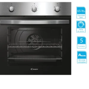 Horno de Empotrar Eléctrico 65 Litros Acero Inox