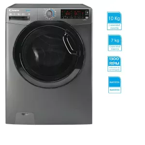 Lavasecarropas INVERTER Candy 10+7Kgs, NFC simply-Fi 1300rpm